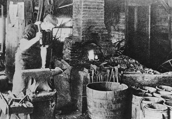 Village blacksmith in Byefield MA