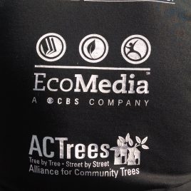 Lahey Health volunteers for tree planting, with Alliance for Community Trees (ACTrees) and CBS EcoMedia