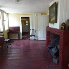 The original kitchen at the Spalding House that served as the 'tap room' when it was an inn (photo courtesy of Barbara Poole)