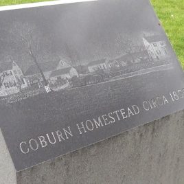 Coburn Park monument, courtesy of Damarius Goldston