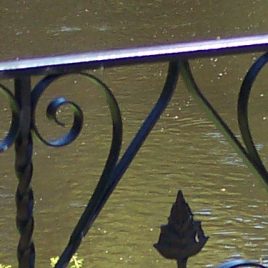 Detail of park's fence
