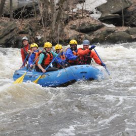 Whitewater rafting right in Lowell!