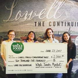 Whole Foods attended our eco-film series to announce their support of our land conservation programs.