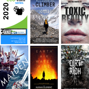 a collage of film logos for the eco film series 2020