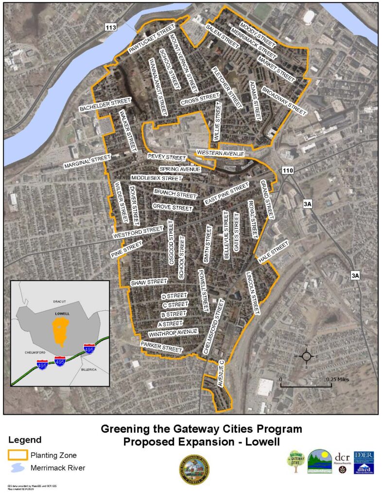 Lowell Tree Planting Zone